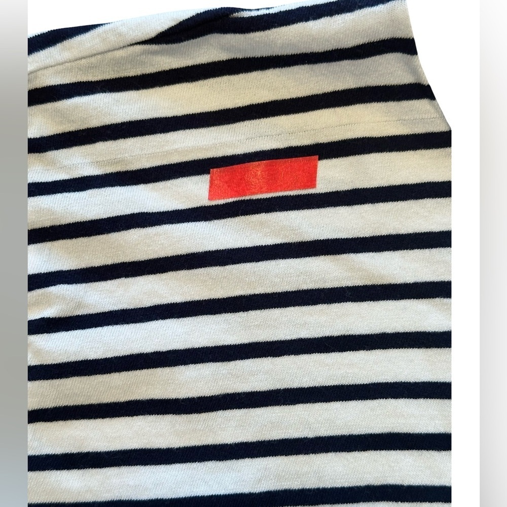 Frank & Eileen NWD Theo Perfect Tee Navy French Stripe Size M - Picture 9 of 10